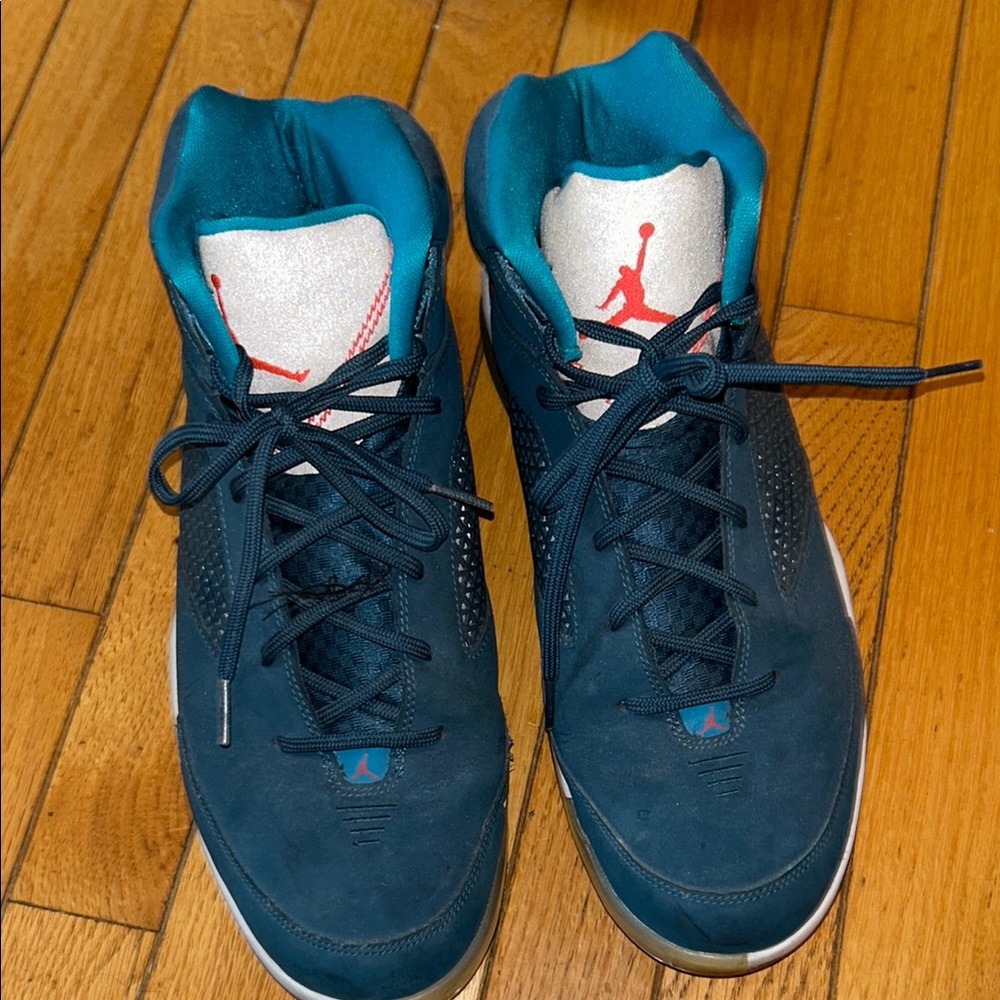Jordan Men's Teal High-Top Sneakers